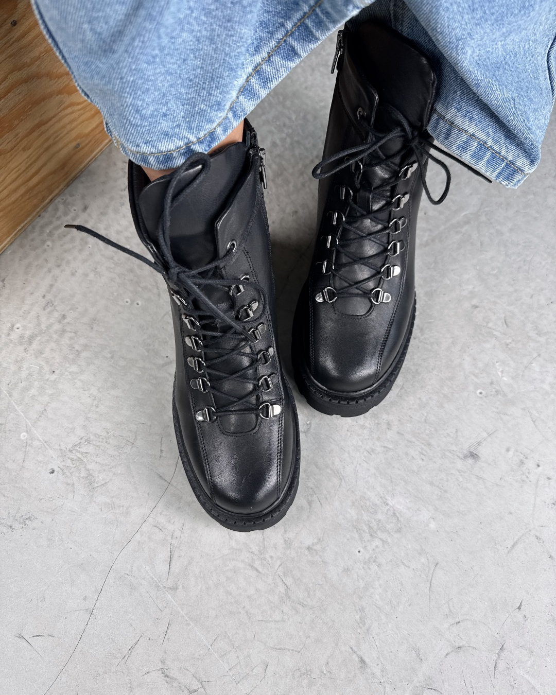 Cizme cu toc înalt și căptușeală din fleece pentru femei