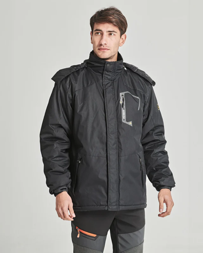 Haină de iarnă pentru bărbați cu căptușeală interioară călduroasă