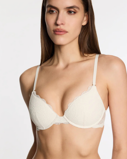 Sutien complet cu efect de dantelă (OFERTĂ 2X1)