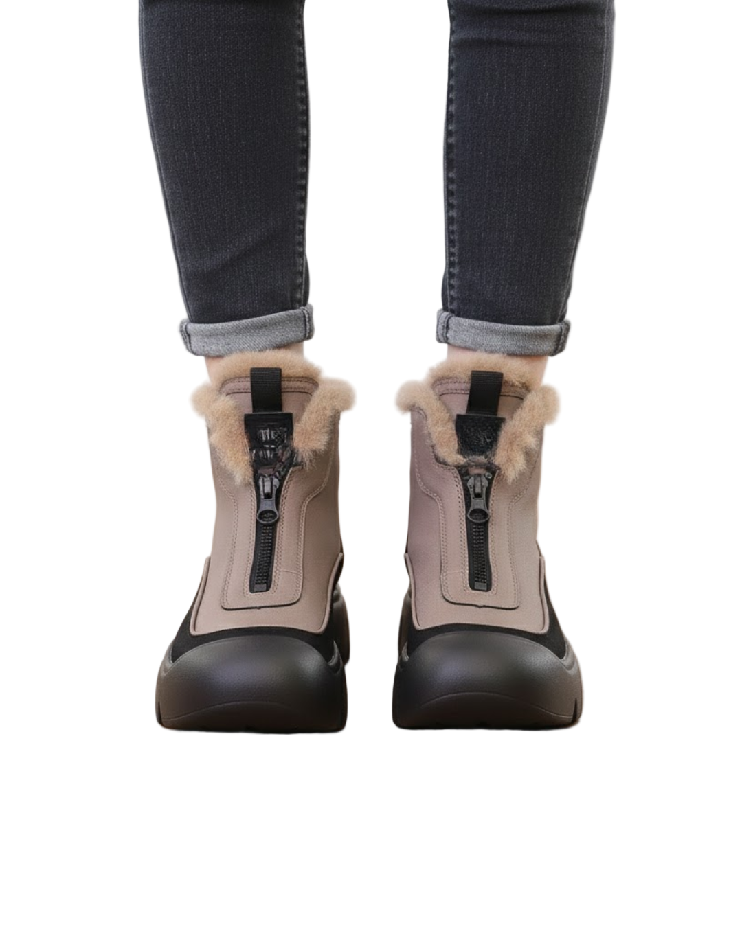 Botă de Iarnă cu Carâmb Înalt, Confort Termic și Aderență Fiabilă Pentru Femei