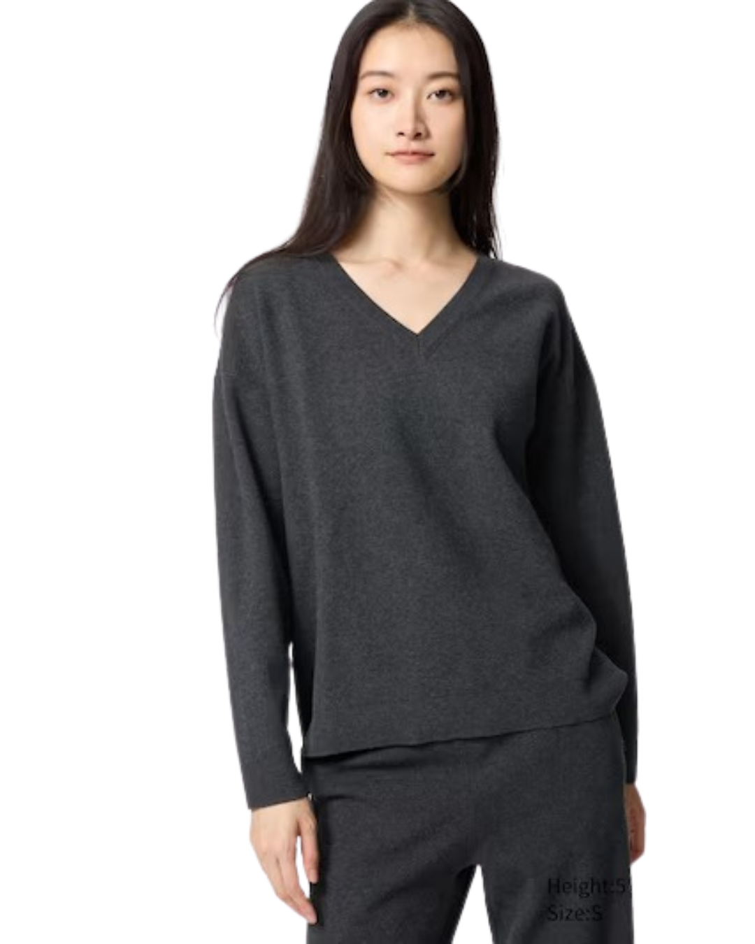 Pulover cu Guler în V®