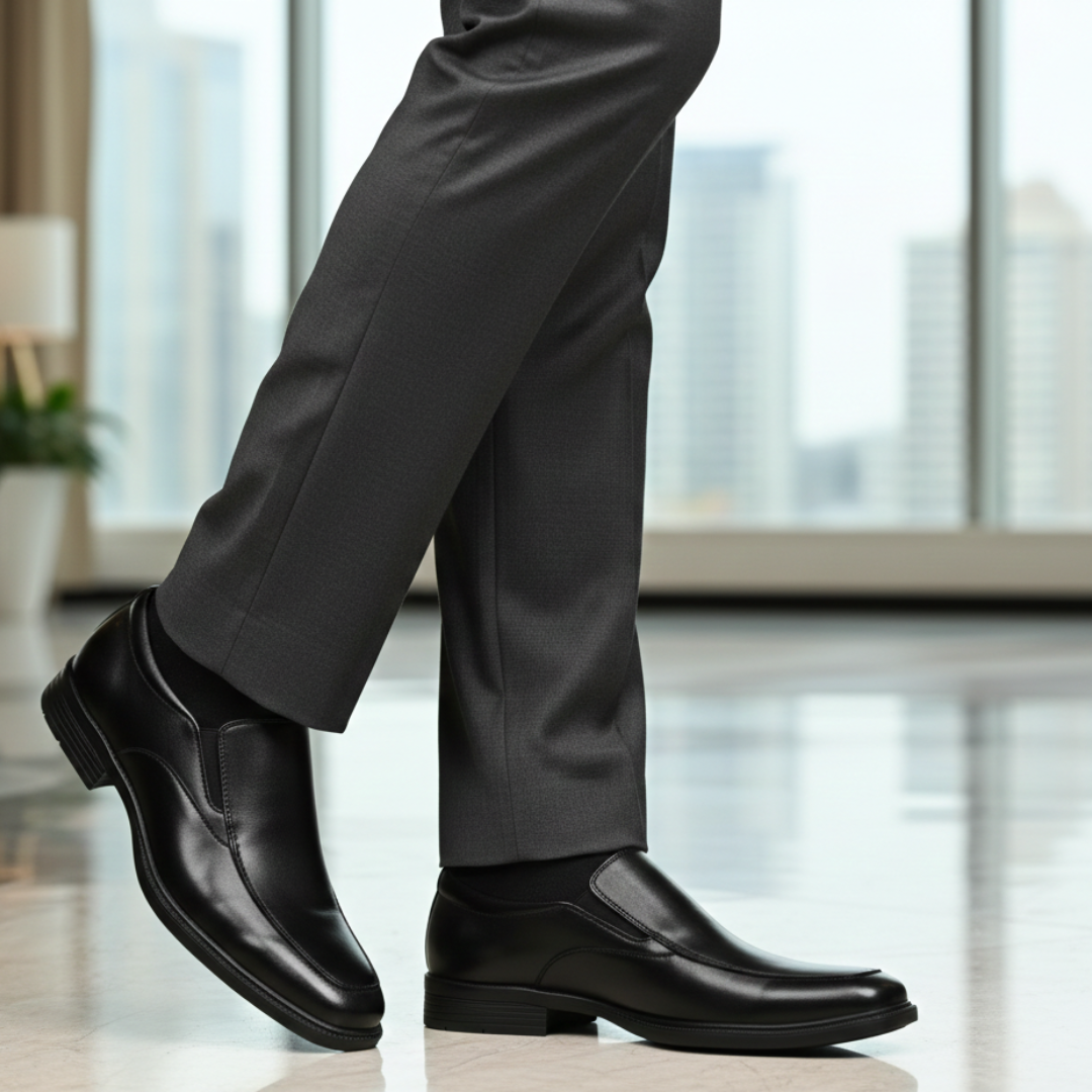 Pantofi Mocasini Clasici din Microfibră Casual