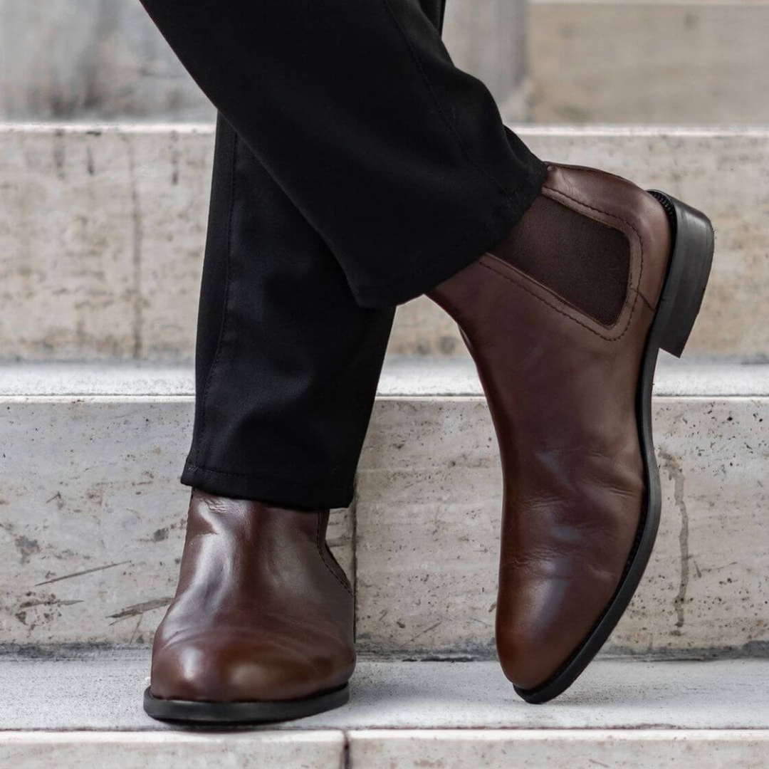 Ghete Chelsea ergonomic anti-slip pentru bărbați