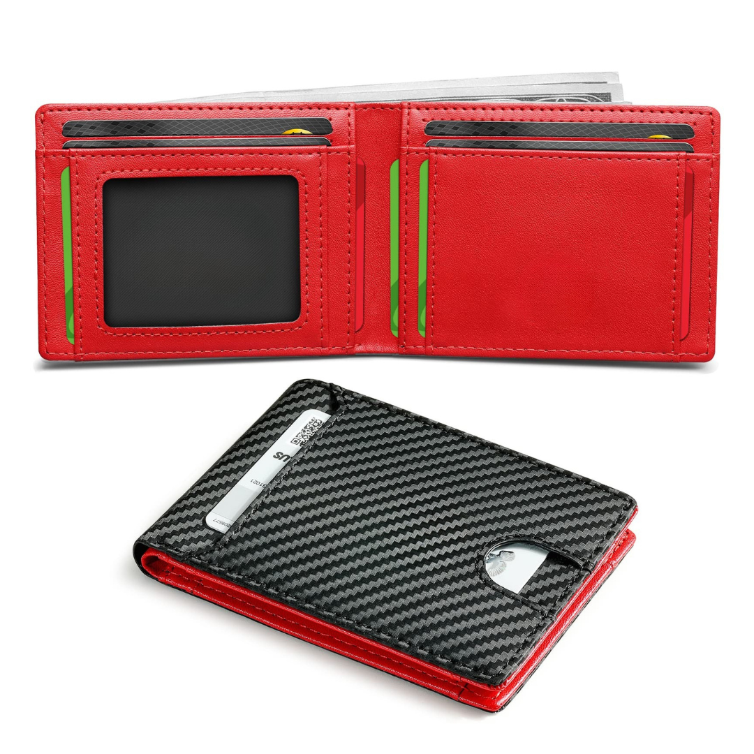 Portofel din piele fină cu protecție RFID®