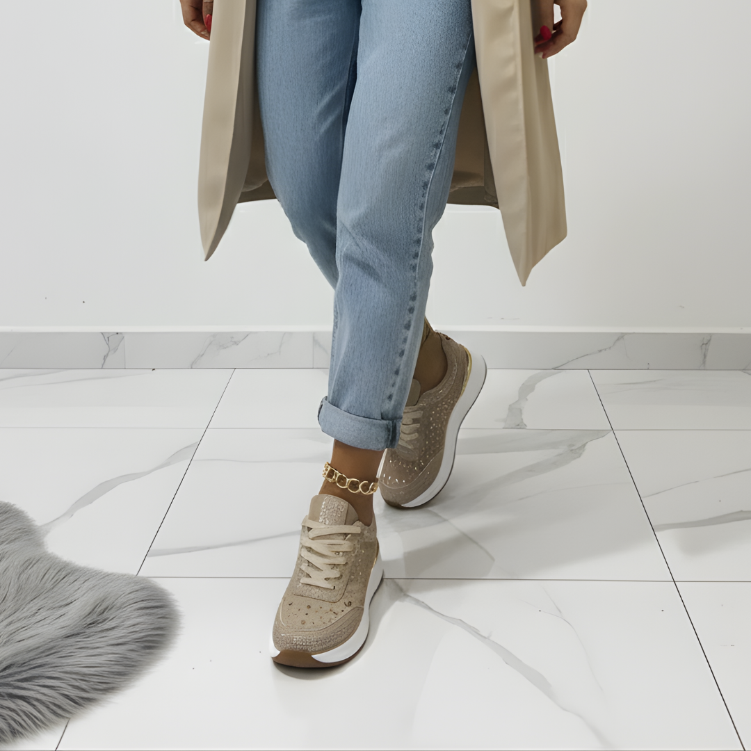 Pantofi Sport cu Diamante pentru Femei