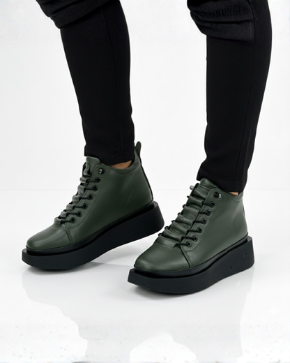 Ghete din Piele Naturală cu Izolație Ușoară pentru Femei