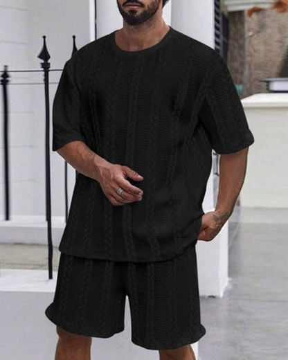 Urban Texture Set Pentru Bărbați Stil Modern și Confortabil 