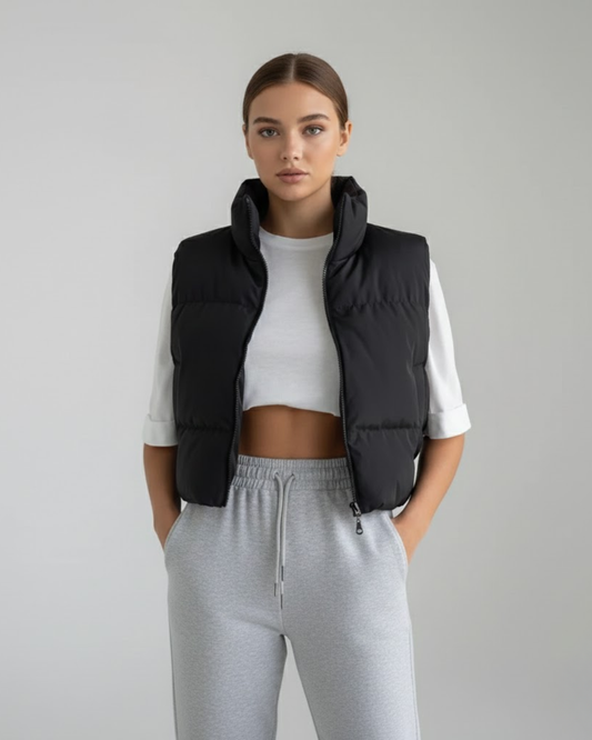 Vestă matlasată scurtă pentru femei®