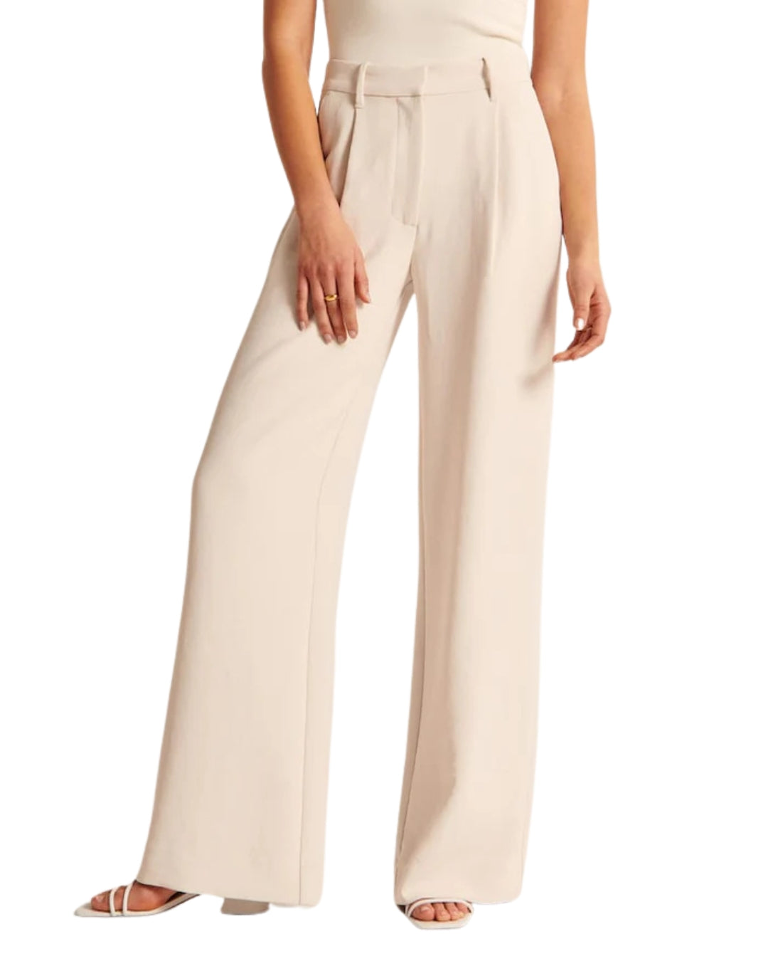 Pantaloni clasici cu lat pentru femei 