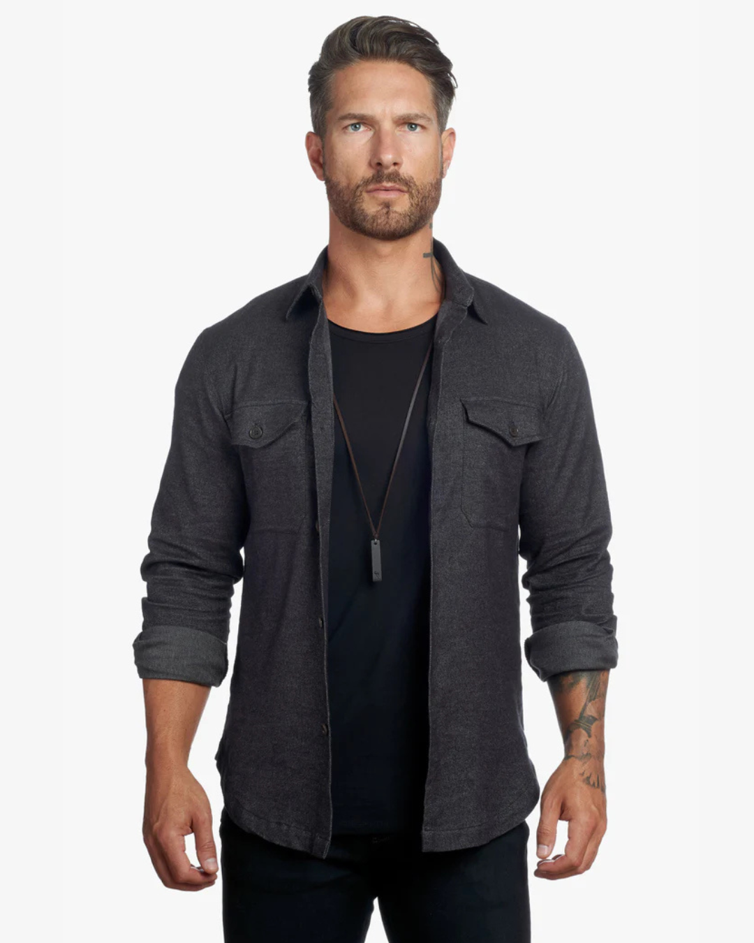 Cămașă Slim Fit Button Down Pentru Bărbați 