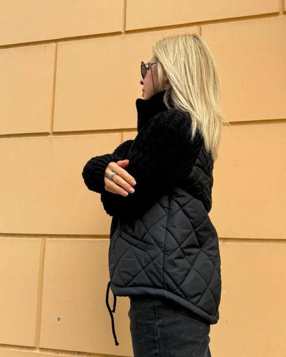 Jachetă casual cu mâneci lungi și fermoar pentru femei®