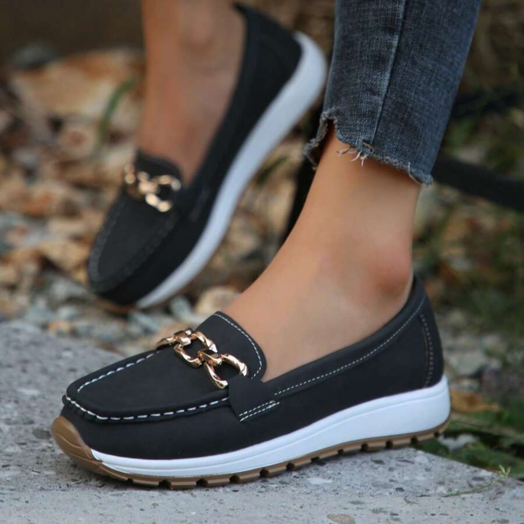 Mocasini cu tocuri groase pentru femei 