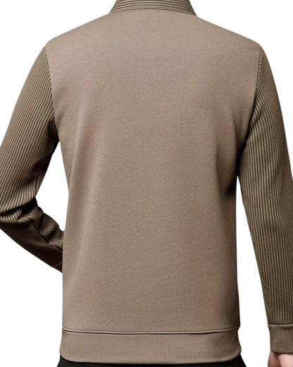 Cămașă din Două Piese cu Guler Fals în Dungi pentru Bărbați®