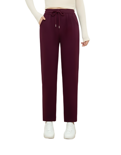 Pantaloni termici din fleece pentru femei pentru iarnă
