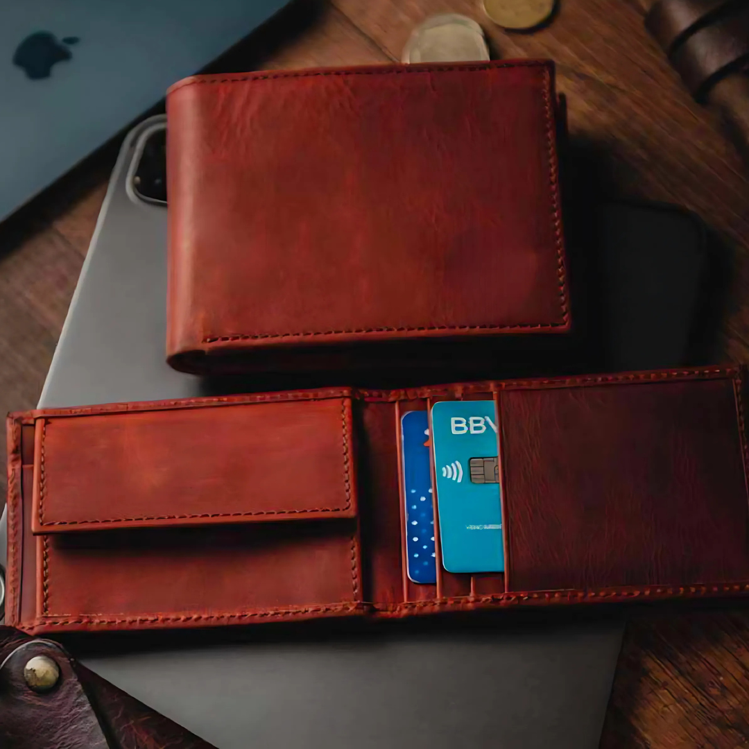 Portofel din Piele Autentică pentru Bărbați