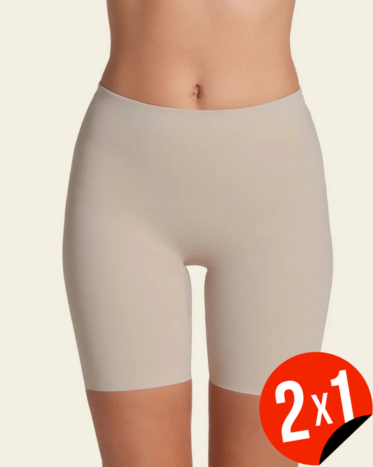 Pantaloni Scurți Modelatori cu Talie Medie Talie înaltă și întărire Pentru Fese (OFERTĂ 2X1)® 