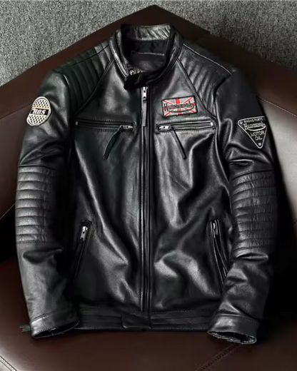 Jachetă din piele naturală pentru bărbați și femei®