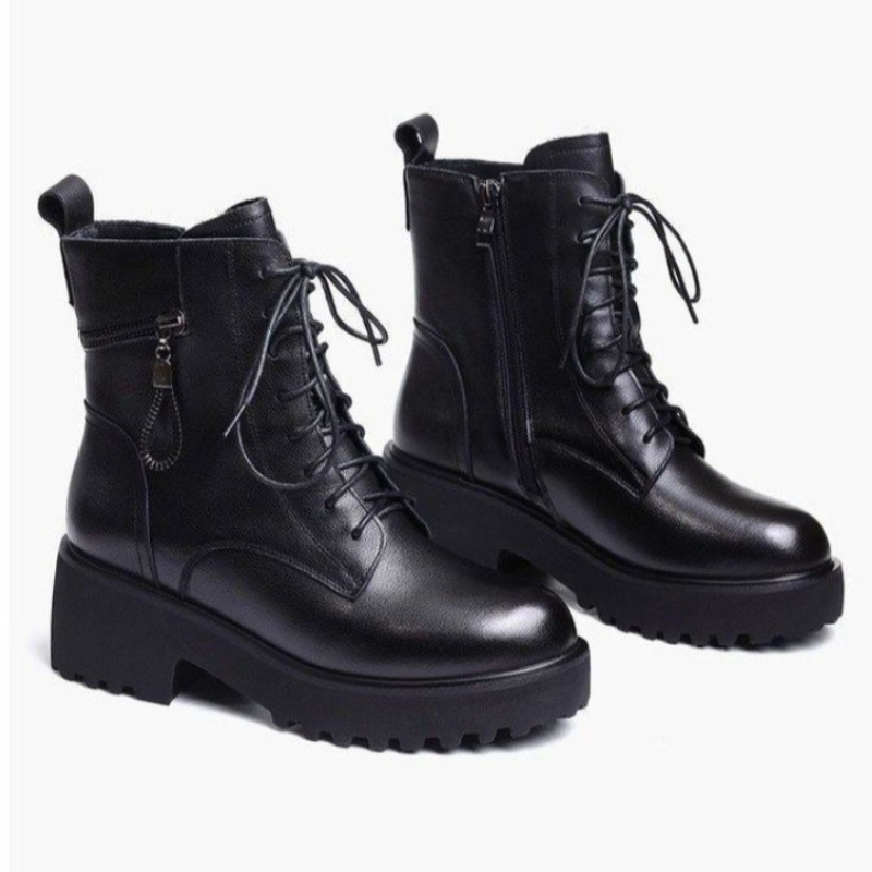 Botine din Piele Elegantă și Rezistentă